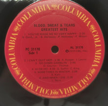 Load image into Gallery viewer, Blood, Sweat &amp; Tears Greatest Hits by Blood, Sweat &amp; Tears (1972, 12&quot; Vinyl)
