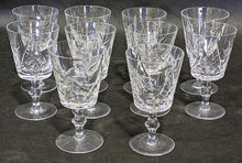 Load image into Gallery viewer, 10 Crystal Water Glasses - Unsigned - 5 3/4&quot;
