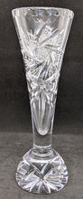 Load image into Gallery viewer, Beautiful Crystal Single Stem Vase - Unsigned
