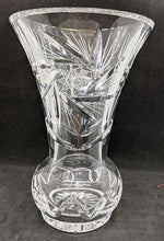 Load image into Gallery viewer, Vintage Crystal Vase - Trumpet Shape - 8&quot;
