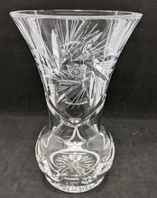 Load image into Gallery viewer, Vintage Crystal Vase - Trumpet Shape - 8&quot;
