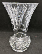 Load image into Gallery viewer, Vintage Crystal Vase - Trumpet Shape - 8&quot;
