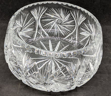 Load image into Gallery viewer, Unsigned Vintage Crystal Serving Bowl - 6.5&quot;
