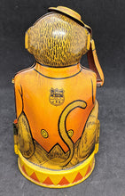 Load image into Gallery viewer, Vintage J. Chien (USA) Tin Monkey Tipping Hat Coin Bank
