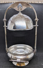 Load image into Gallery viewer, Vintage Meriden Silver Plated Butter Dish With Stand
