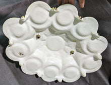 Load image into Gallery viewer, Large 10 Place CAPIDOMONTE Serving Tray - Brass handle
