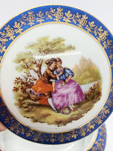 Load image into Gallery viewer, Meissner Limoges France Lidded Dish - Fragonard Signed Top
