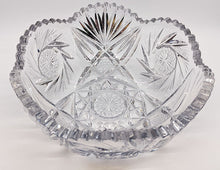 Load image into Gallery viewer, c. 1910 Clapperton Signed Cut Crystal Bowl
