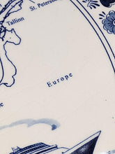 Load image into Gallery viewer, Vintage Delft Holland Mariner Society Cruise (6/23/2007) Souvenir Plate - 9 1/2&quot;
