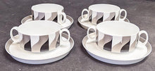 Load image into Gallery viewer, 4 x TAPIO WIRKKALA - Rosenthal - Mid Century Modern Soup Bowl &amp; Saucers
