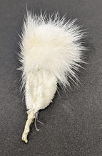 Load image into Gallery viewer, Vintage White Mink Rose Pin / Brooch
