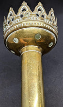 Load image into Gallery viewer, Vintage Brass Candlestick Holders - Pair - 10 1/2&quot; Tall
