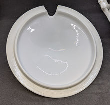 Load image into Gallery viewer, Porcelain Sugar Bowl With Etched Rose Flower &amp; Bird Designs
