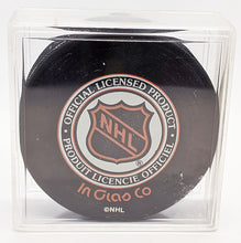 Load image into Gallery viewer, Ted Lindsay Signed - 1st &amp; 50th NHL All Star Game in Toronto Hockey Puck
