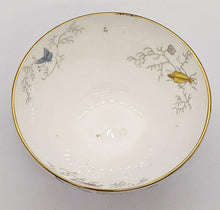 Load image into Gallery viewer, Vintage Coalport Bone China Open Sugar Bowl – Birds &amp; Bugs – Flora &amp; Fauna
