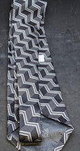 Load image into Gallery viewer, Black &amp; White Versace Silk Necktie
