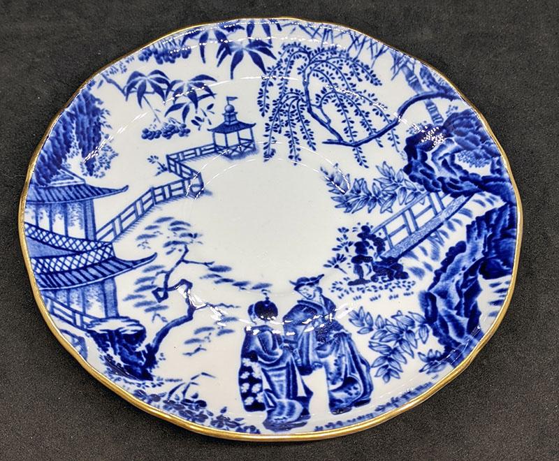 Royal Crown Derby Fine Bone China - Blue Mikado - Saucer