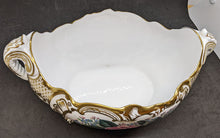 Load image into Gallery viewer, Beautiful SPODE Fine Bone China Handled Centerpiece Bowl - Gold &amp; Flowers
