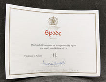 Load image into Gallery viewer, Beautiful SPODE Fine Bone China Handled Centerpiece Bowl - Gold &amp; Flowers
