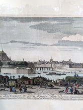 Load image into Gallery viewer, View of Paris from Notre Dame - Musee De Louvre Chalcography Engraving
