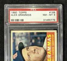 Load image into Gallery viewer, 1960 Topps Alex Grammas #168 PSA NM-MT 8, 31455779
