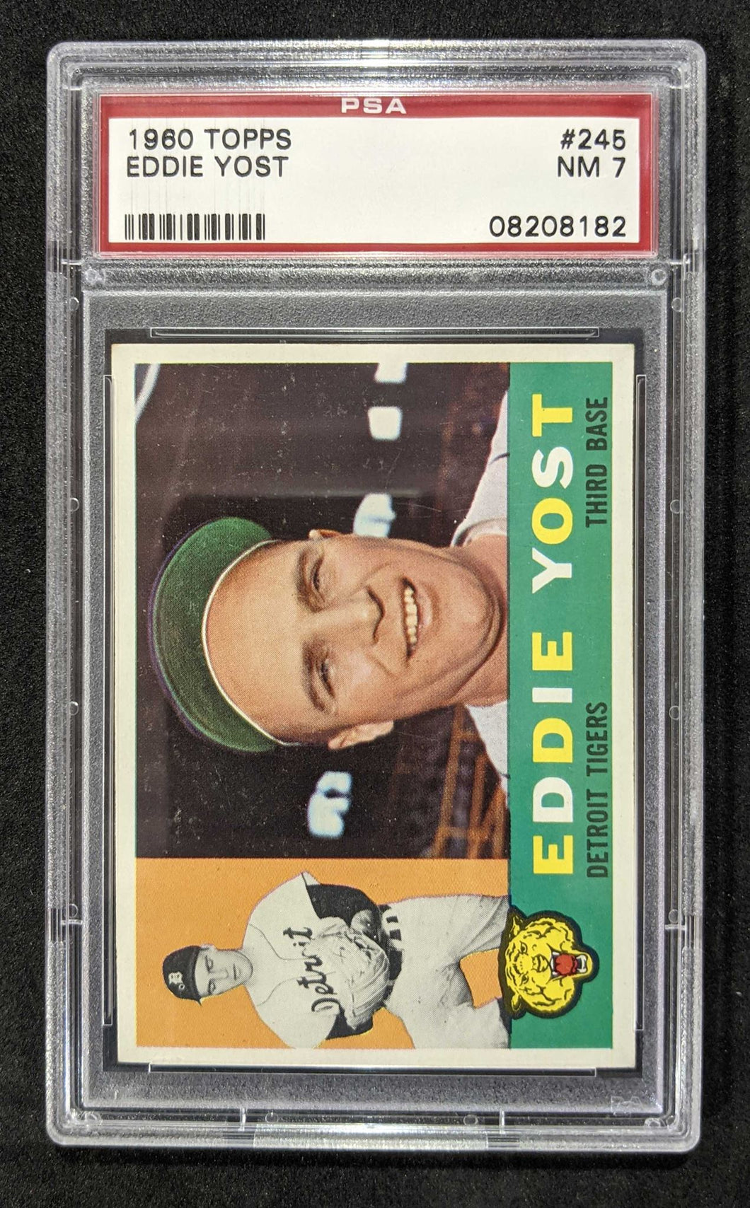 1960 Topps Eddie Yost #245 PSA NM 7 (Well Centered), 08208182