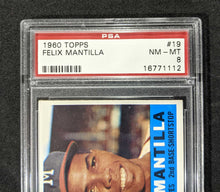 Load image into Gallery viewer, 1960 Topps Felix Mantilla #19 PSA NM-MT 8, 16771112
