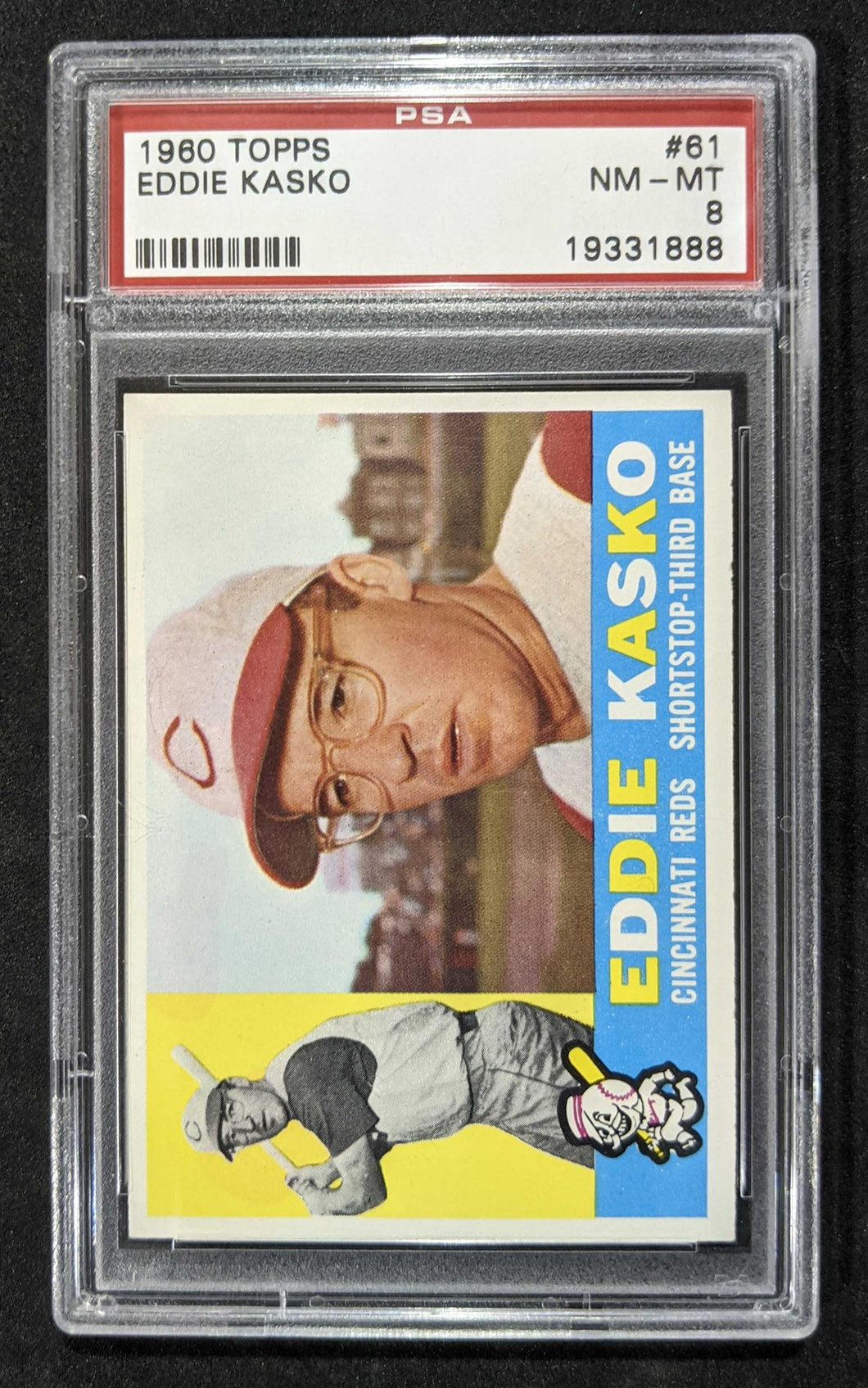 1960 Topps Eddie Kasko #61 PSA NM-MT 8, 19331888