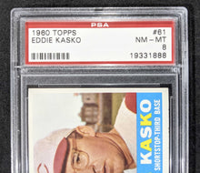 Load image into Gallery viewer, 1960 Topps Eddie Kasko #61 PSA NM-MT 8, 19331888
