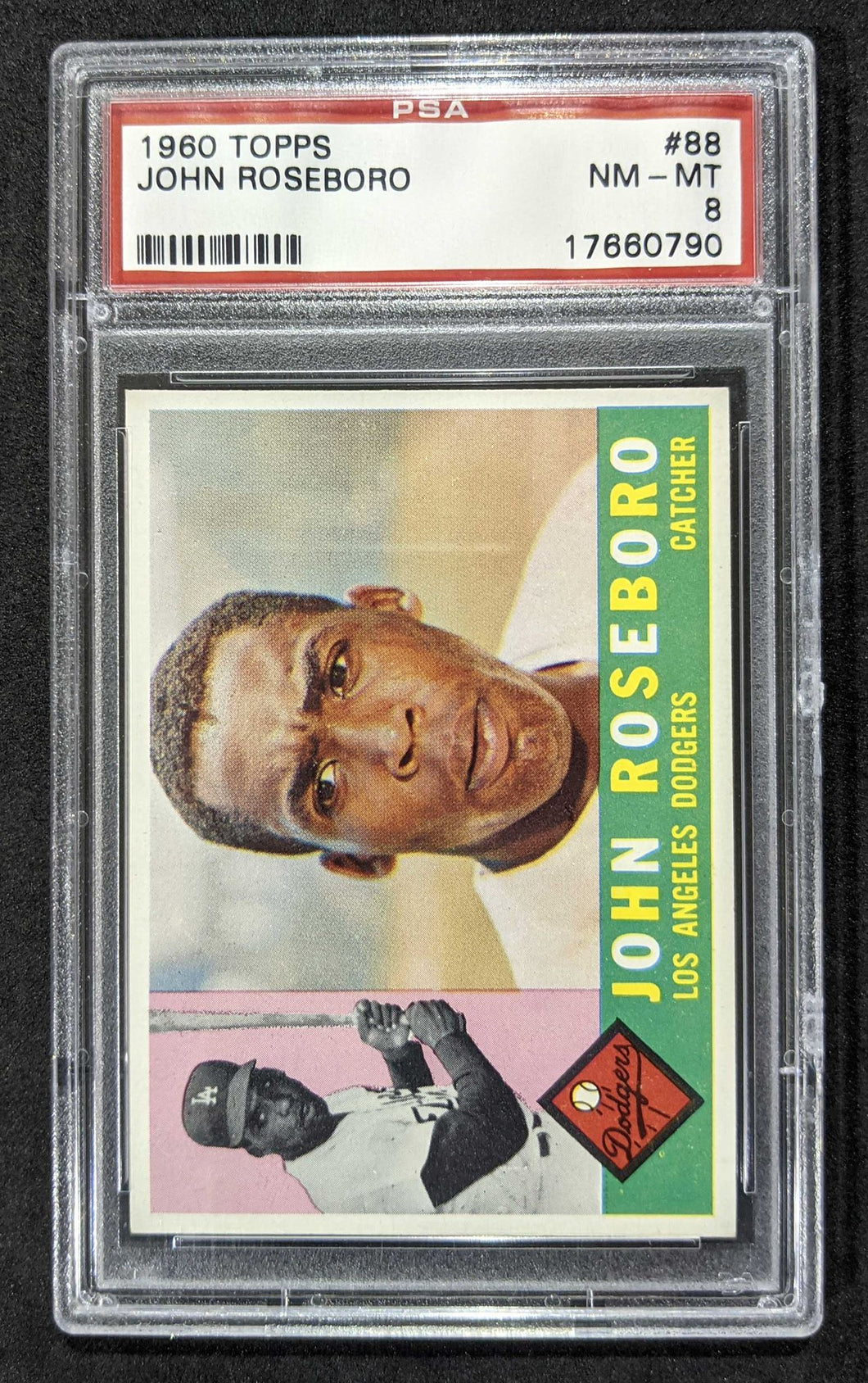 1960 Topps John Roseboro #88 PSA NM-MT 8, 17660790