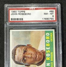 Load image into Gallery viewer, 1960 Topps John Roseboro #88 PSA NM-MT 8, 17660790
