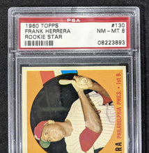 Load image into Gallery viewer, 1960 Topps Frank Herrera Rookie Star #130 PSA NM-MT 8, 08223893
