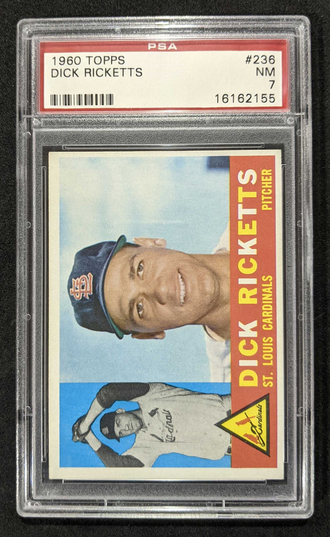 1960 Topps Dick Ricketts #236 PSA NM 7, 16162155