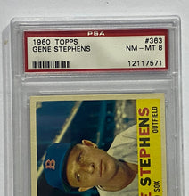 Load image into Gallery viewer, 1960 Topps Gene Stephens #363 PSA NM-MT 8, 12117571

