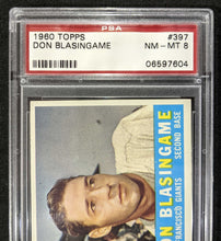 Load image into Gallery viewer, 1960 Topps Don Blasingame #397 PSA NM-MT 8, 06597604
