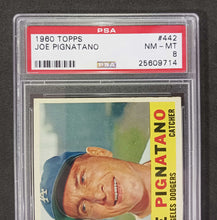 Load image into Gallery viewer, 1960 Topps Joe Pignatano #442 PSA NM-MT 8, 25609714
