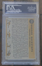 Load image into Gallery viewer, 1960 Topps Dodger Backstops Pignatano/Roseboro #292 PSA NM-MT 8, 19559725
