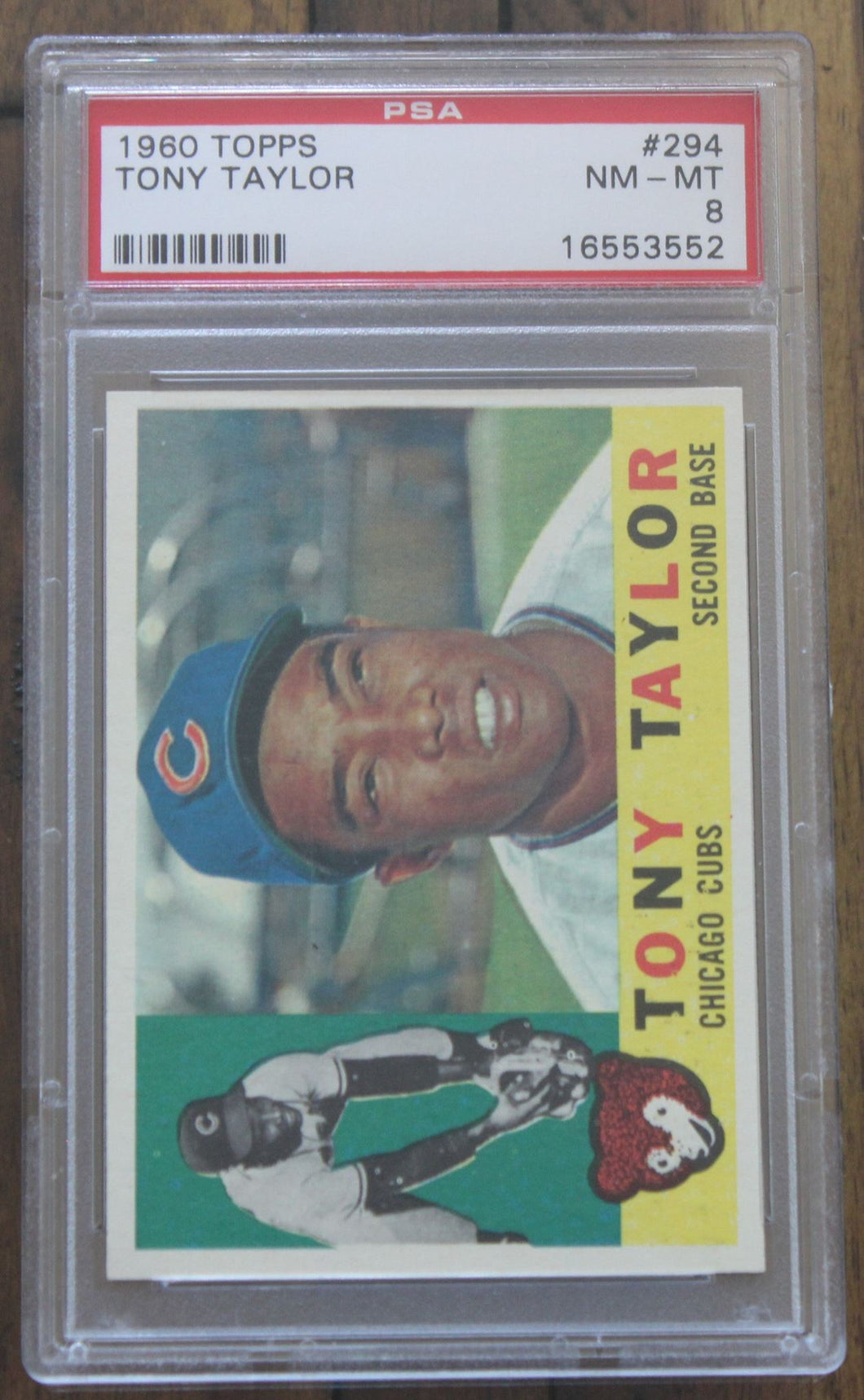 1960 Topps Tony Taylor #294 PSA NM-MT 8, 16553552