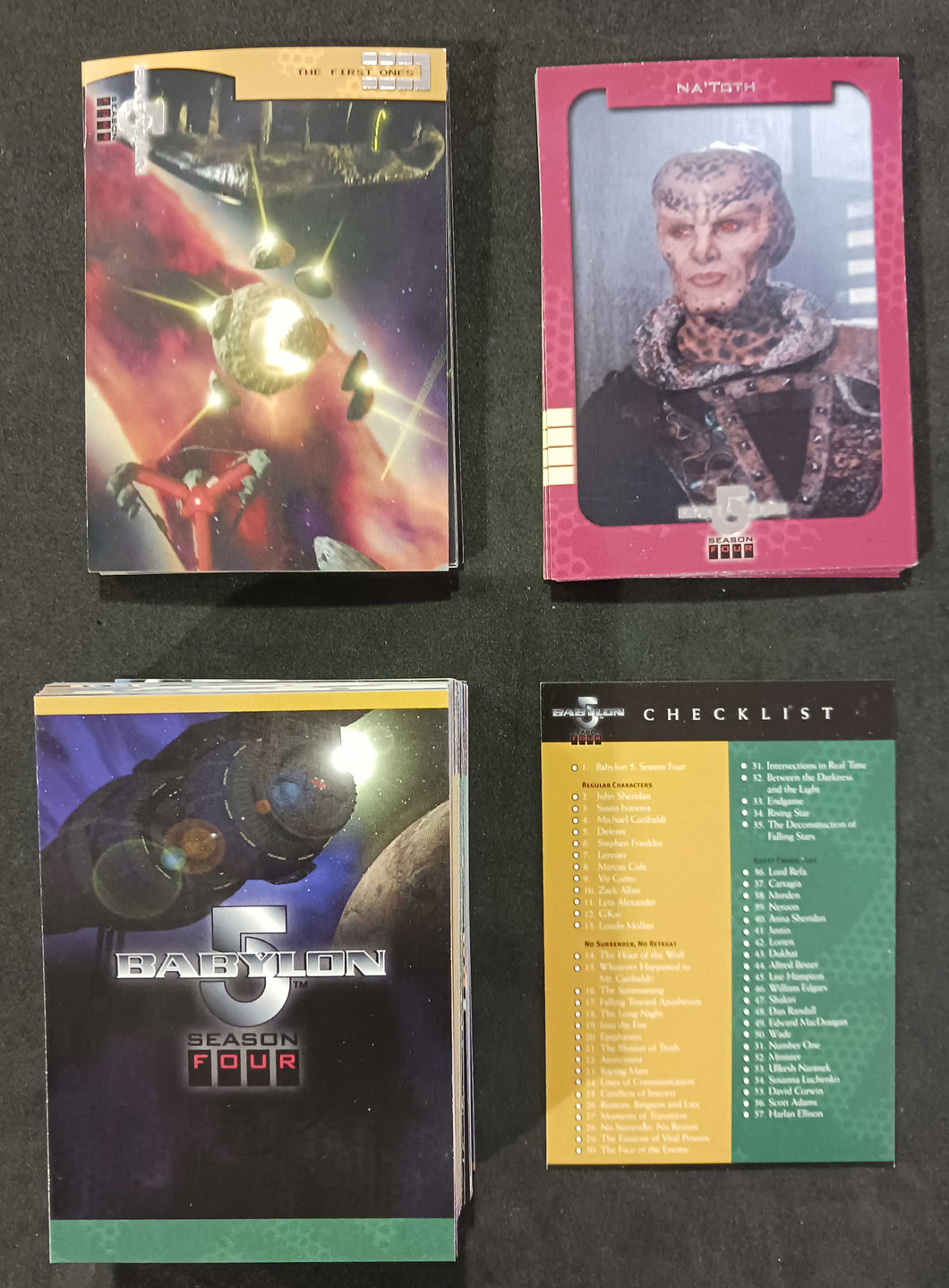 1998 Fleer Babylon 5 Season 4 FLEER/SKYBOX PARALLEL LANGUAGE CARD SET TV