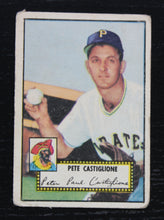 Load image into Gallery viewer, 1952 Topps Pete Castiglione #260 Baseball Card
