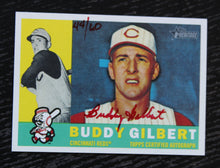 Load image into Gallery viewer, 2009 Topps Heritage Real One Red Ink Buddy Gilbert Autograph 44/60
