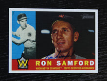 Load image into Gallery viewer, 2009 Topps Heritage Real One Blue Ink Ron Samford Autograph
