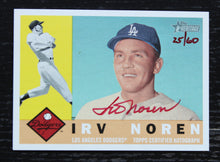 Load image into Gallery viewer, 2009 Topps Heritage Real One Red Ink Irv Noren Autograph 25/60
