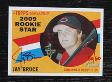 Load image into Gallery viewer, 2009 Topps Heritage Real One Red Ink Jay Bruce Autograph 60/60
