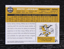 Load image into Gallery viewer, 2009 Topps Heritage Real One Red Ink Whitey Lockman Autograph 37/60
