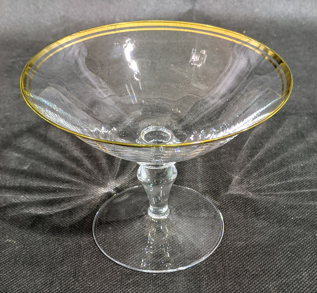 Mikasa - JAMESTOWN GOLD - Glass Candy / Compote Dish