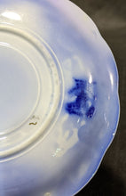 Load image into Gallery viewer, Vintage Flow Blue Saucer - "Waldorf" - Royal Semi-Porcelain - England
