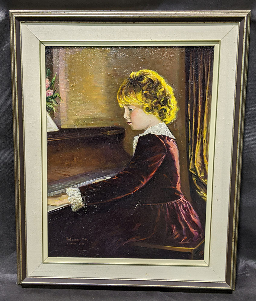 Original Oil On Canvas by Eitan Dvir - Canadian Artist - Concentration