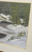 Load image into Gallery viewer, Original Oil &amp; Watercolour, Mixed Media Artwork - First Snow - Signed
