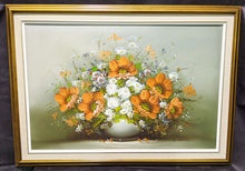 Load image into Gallery viewer, Bright Orange Still Life Painting on Canvas - Orange Bouquet
